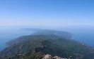 Вид с вершины горы Афон на полуостров.