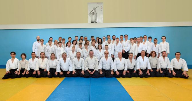 Участники 51-го семинара по айкидо в Ставрополе